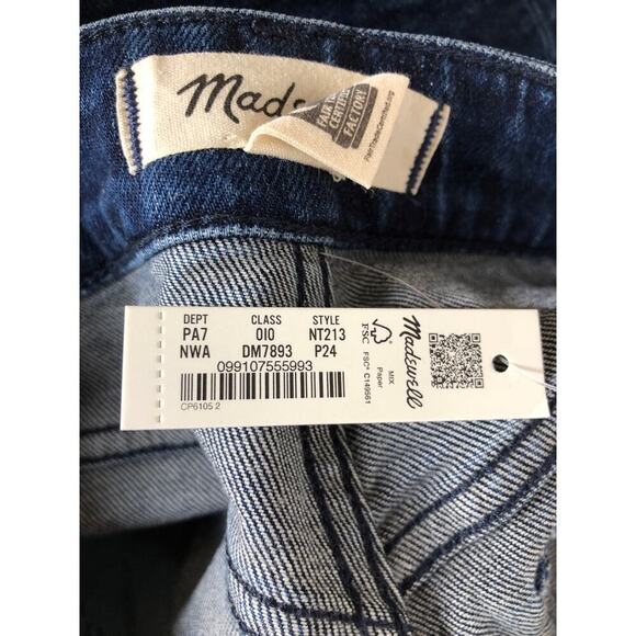Madewell The Petite Curvy Perfect Vintage Wide Leg Jean NWT 24P - Picture 6 of 9